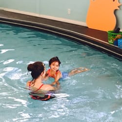 Desert Aquaventures - Kiana enjoys swim class.