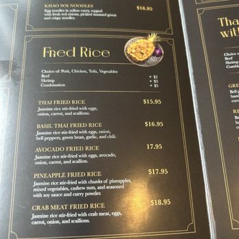 Sweet Rice - Menu - Thai Near Me - Rutland, Vermont