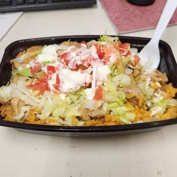 Alfonso's Breakfast Burritos - Fajita chicken bowl. Delicious! Weighs 5lbs. Lol - Mexican Near Me - Duncanville, Texas Alfonso's Breakfast Burritos - Fajita chicken bowl. Delicious! Weighs 5lbs. Lol - Mexican Near Me - Duncanville, Texas
