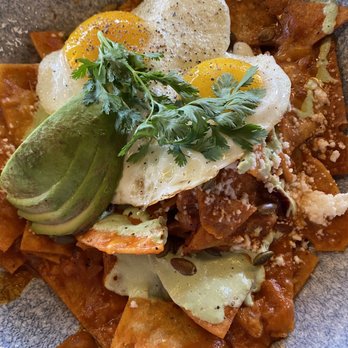 Lamplight Lounge - Lamplight Chilaquiles* - New American Near Me - Anaheim, California