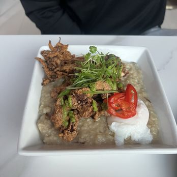 Felt Bar & Eatery - Fried chicken congee - Bars Near Me - Salt Lake City, Utah Felt Bar & Eatery - Fried chicken congee - Bars Near Me - Salt Lake City, Utah
