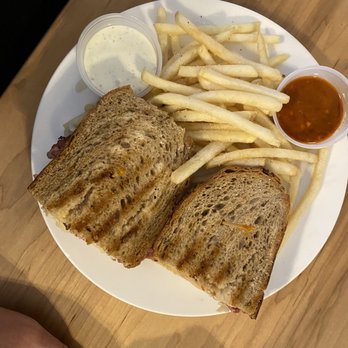 Salmon Creek Cafe - Classic Reuben Sandwich with fries - Breakfast & Brunch Near Me - Burien, Washington Salmon Creek Cafe - Classic Reuben Sandwich with fries - Breakfast & Brunch Near Me - Burien, Washington