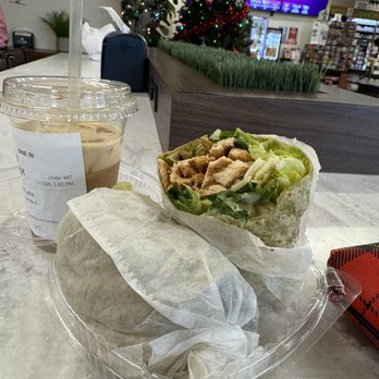 Village Coffee Bar - Chicken Caesar Wrap - Breakfast & Brunch Near Me - Monroe, Connecticut