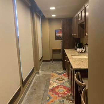 Frontier Hotel Pawhuska - The small kitchen area with a fridge, microwave, sink, and Keurig machine. - Hotels Near Me - Pawhuska, Oklahoma Frontier Hotel Pawhuska - The small kitchen area with a fridge, microwave, sink, and Keurig machine. - Hotels Near Me - Pawhuska, Oklahoma