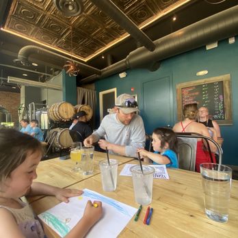 Briar Common Brewery + Eatery - Kids enjoyed the coloring pages - New American Near Me - Denver, Colorado