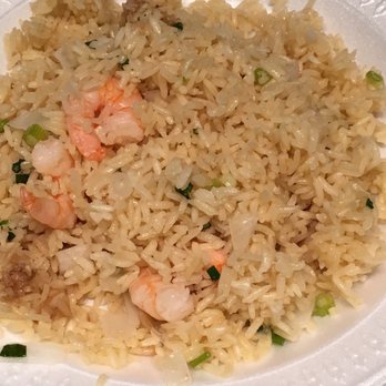 China King - Shrimp Fried Rice (not browned or fried, no color or flavor) - Chinese Near Me - Orange Beach, Alabama China King - Shrimp Fried Rice (not browned or fried, no color or flavor) - Chinese Near Me - Orange Beach, Alabama