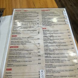 Menu Menu