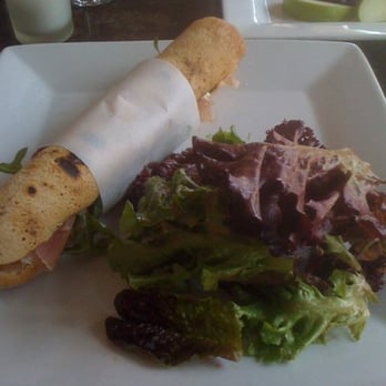 The Original Caffe Boa - The Machievelle Ficelle and side salad. - New American Near Me - Tempe, Arizona