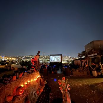 Melrose Rooftop Theatre - Halloween themed - Outdoor Movies Near Me - West Hollywood, California Melrose Rooftop Theatre - Halloween themed - Outdoor Movies Near Me - West Hollywood, California
