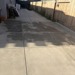 Trapped moisture in concrete