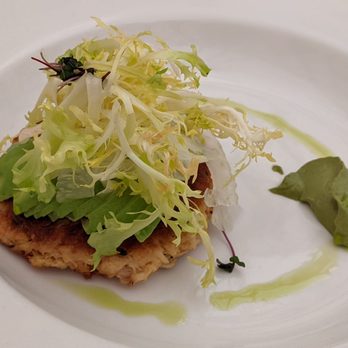 The Grateful Crow - Crab Cake with Basil Aioli - Sushi Bars Near Me - Chelsea, Michigan