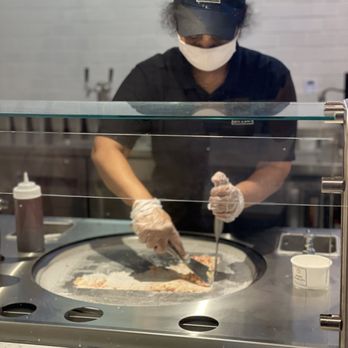 Sweet Charlie's - Ice cream making in progress! - Ice Cream & Frozen Yogurt Near Me - Roswell, Georgia