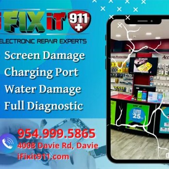 IFixit911 Electronic Repair Experts - I Fix iT 911 (954)999-5865 Your Electronic Repair center Located in Davie, FL - Mobile Phone Repair Near Me - Davie, Florida IFixit911 Electronic Repair Experts - I Fix iT 911 (954)999-5865 Your Electronic Repair center Located in Davie, FL - Mobile Phone Repair Near Me - Davie, Florida