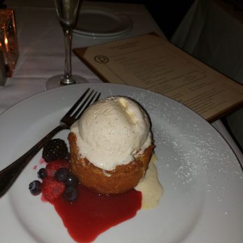 Ocean Prime - Butter cake with berries - Seafood Near Me - New York, New York Ocean Prime - Butter cake with berries - Seafood Near Me - New York, New York