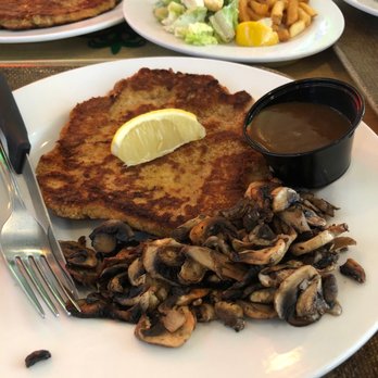 Fresgo Inn Restaurant - 1/2 of a Mushroom schnitzel!!! - Diners Near Me - Surrey, British Columbia Fresgo Inn Restaurant - 1/2 of a Mushroom schnitzel!!! - Diners Near Me - Surrey, British Columbia