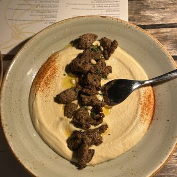 Rumi's Kitchen - Hummus with beef - Persian/Iranian Near Me - Alpharetta, Georgia Rumi's Kitchen - Hummus with beef - Persian/Iranian Near Me - Alpharetta, Georgia