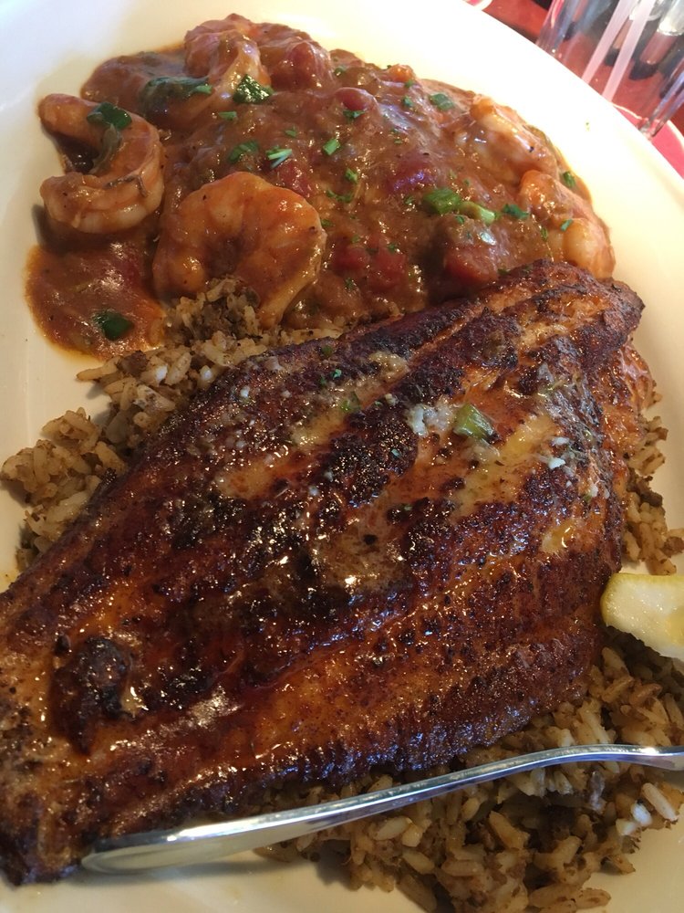 Order Blackened Catfish food online from Pappadeaux Seafood Kitchen store, Beaumont on bringmethat.com