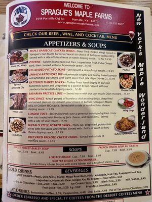 Menu photo 2 Sprague's Maple Farms Portville, NY Menu photo 2 Sprague's Maple Farms Portville, NY