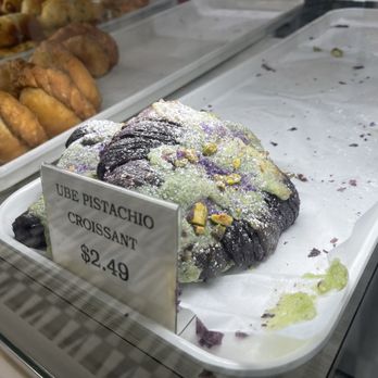 The Baker's Son by Valerio's - Ube pistachio croissant - Bakeries Near Me - Houston, Texas