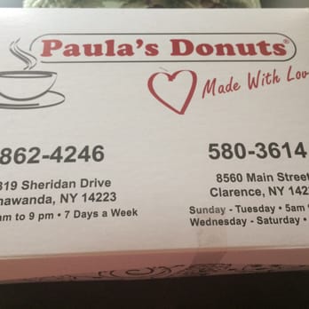 Paula's Donuts - Box - Donuts Near Me - Tonawanda, New York Paula's Donuts - Box - Donuts Near Me - Tonawanda, New York