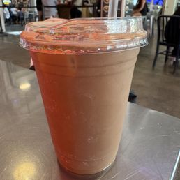 Salted Dark Chocolate Mocha with Oat Milk