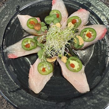Tera sushi - Yellow Tail Carpaccio - Japanese Near Me - Corona, California Tera sushi - Yellow Tail Carpaccio - Japanese Near Me - Corona, California