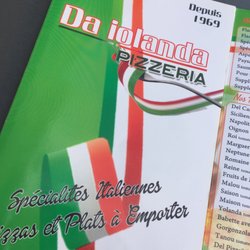 Pizzéria Da Iolanda - Menu.