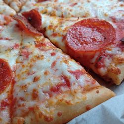 Nice pieces of pepperoni