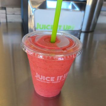 Juice It Up! - Raspberry Smoothie, Yogurt instead of sherbet - Juice Bars & Smoothies Near Me - Hesperia, California