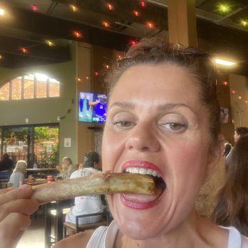 Fikscue Craft BBQ - Being silly with the rib bone - Barbeque Near Me - Alameda, California