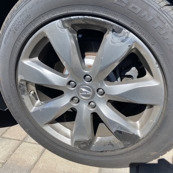 Cal Wheel Technology - Before - Wheel & Rim Repair Near Me - Belmont, California