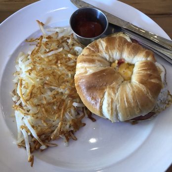 Automatic Slim's - Delicious pimento cheese with egg and ham.  Croissant could have been fresher. - New American Near Me - Memphis, Tennessee