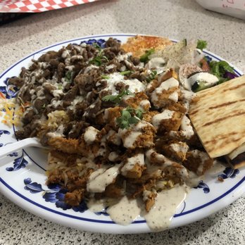 Falafel Corner - Combination Platter - Mediterranean Near Me - Sacramento, California Falafel Corner - Combination Platter - Mediterranean Near Me - Sacramento, California