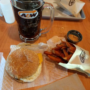 A&W - Sausage and egg with sweet potato fries. - Burgers Near Me - Edmonton, Alberta A&W - Sausage and egg with sweet potato fries. - Burgers Near Me - Edmonton, Alberta