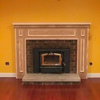 Halsema Custom Crafts - Our customers contractor installed the mantel we made last week. I can't wait to see it after the painter has worked his magic. - Furniture Repair Near Me - Lafayette, Indiana
