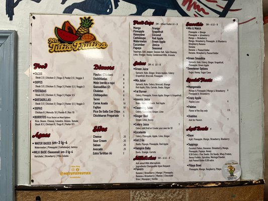 Menu photo 1 Mr. Tutis Fruties Florida City, FL Menu photo 1 Mr. Tutis Fruties Florida City, FL