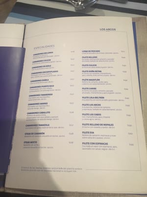 Menu photo 5 Los Arcos Ciudad de México, DIF