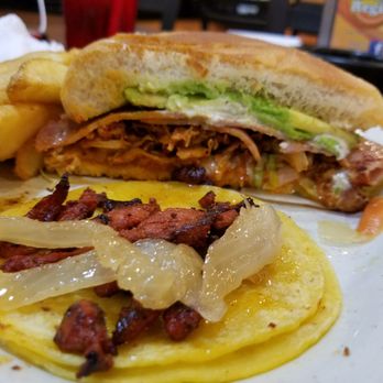 Tostada Regia - Park Place - Don't get onion your shirt - Mexican Near Me - Houston, Texas Tostada Regia - Park Place - Don't get onion your shirt - Mexican Near Me - Houston, Texas