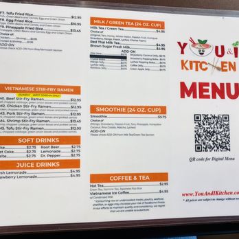 You & I Kitchen - Menu (June 2023) - Vietnamese Near Me - Sandy, Utah You & I Kitchen - Menu (June 2023) - Vietnamese Near Me - Sandy, Utah