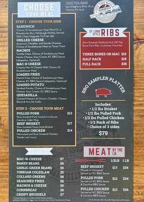 Menu photo 3 Off the Rails Barbeque and Drafthouse Verona, PA