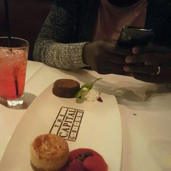 The Capital Grille - Dessert on the house since it was our first time there.... a pleasant surprise! - Steakhouses Near Me - Paramus, New Jersey