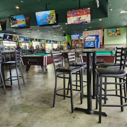 Froggers - Altamonte Springs - My view of the inside while sitting.