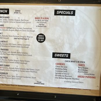 Blackmarket Bakery - Lunch menu - Breakfast & Brunch Near Me - Costa Mesa, California Blackmarket Bakery - Lunch menu - Breakfast & Brunch Near Me - Costa Mesa, California