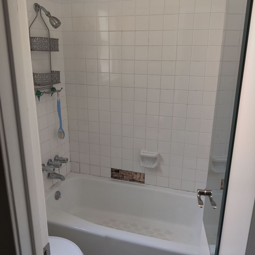 Drywall Master - Bathroom before - Drywall Installation & Repair Near Me