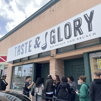 Taste & Glory - Front entrance and long line - Breakfast & Brunch Near Me - San Mateo, California Taste & Glory - Front entrance and long line - Breakfast & Brunch Near Me - San Mateo, California