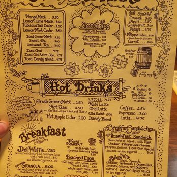 Yellow Deli - Menu 4 - Coffee & Tea Near Me - Chattanooga, Tennessee