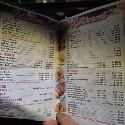 Menu photo 2 The Islander Carribean Restaurant Asbury Park, NJ Menu photo 2 The Islander Carribean Restaurant Asbury Park, NJ