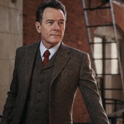 Bryan Cranston wearing REEVES three piece bespoke suit.
