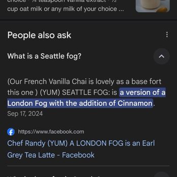 Mr West Cafe Bar - Showing how the two drinks are essentially the same - Coffee & Tea Near Me - Seattle, Washington Mr West Cafe Bar - Showing how the two drinks are essentially the same - Coffee & Tea Near Me - Seattle, Washington
