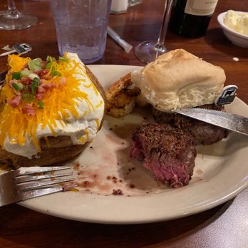 JW's Steakhouse - Had to give me 2 5oz steaks since the 10oz was out. So good! - Steakhouses Near Me - Carmine, Texas